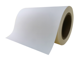 75mic synthetic PP/hotmelt adhesive/140g white PEK liner